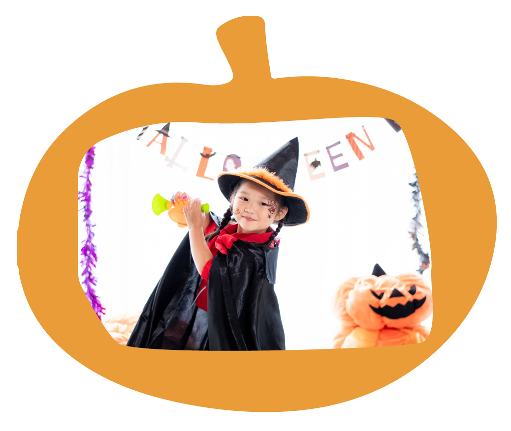 仮装女の子写真