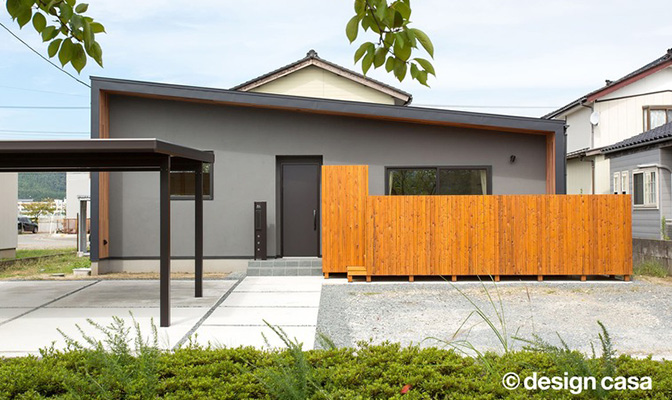 なだらかに奏でる家