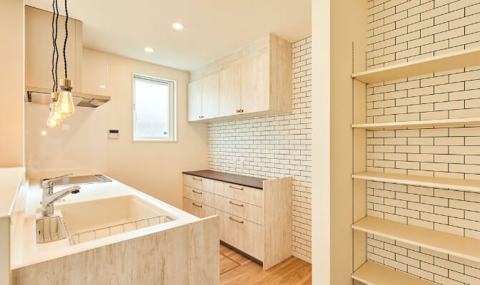 可愛らしいナチュラルカントリー調の家