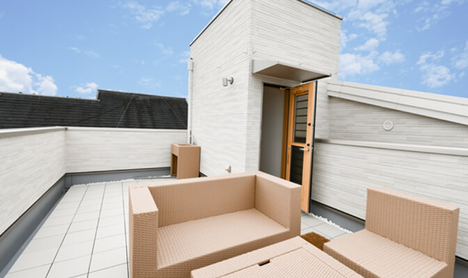 屋上リゾートの家