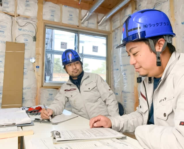 ラックハウジング工事写真