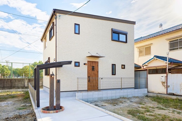 可愛らしいナチュラルカントリー調の家