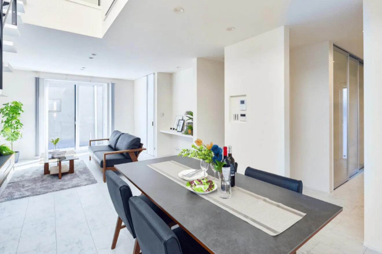 家の中もシンプルで機能的