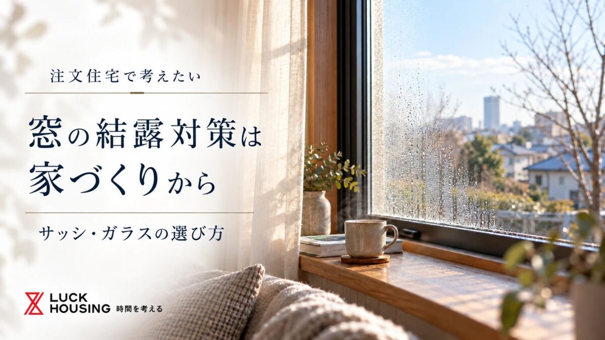 結露した窓と、窓辺のマグカップ（イメージ）